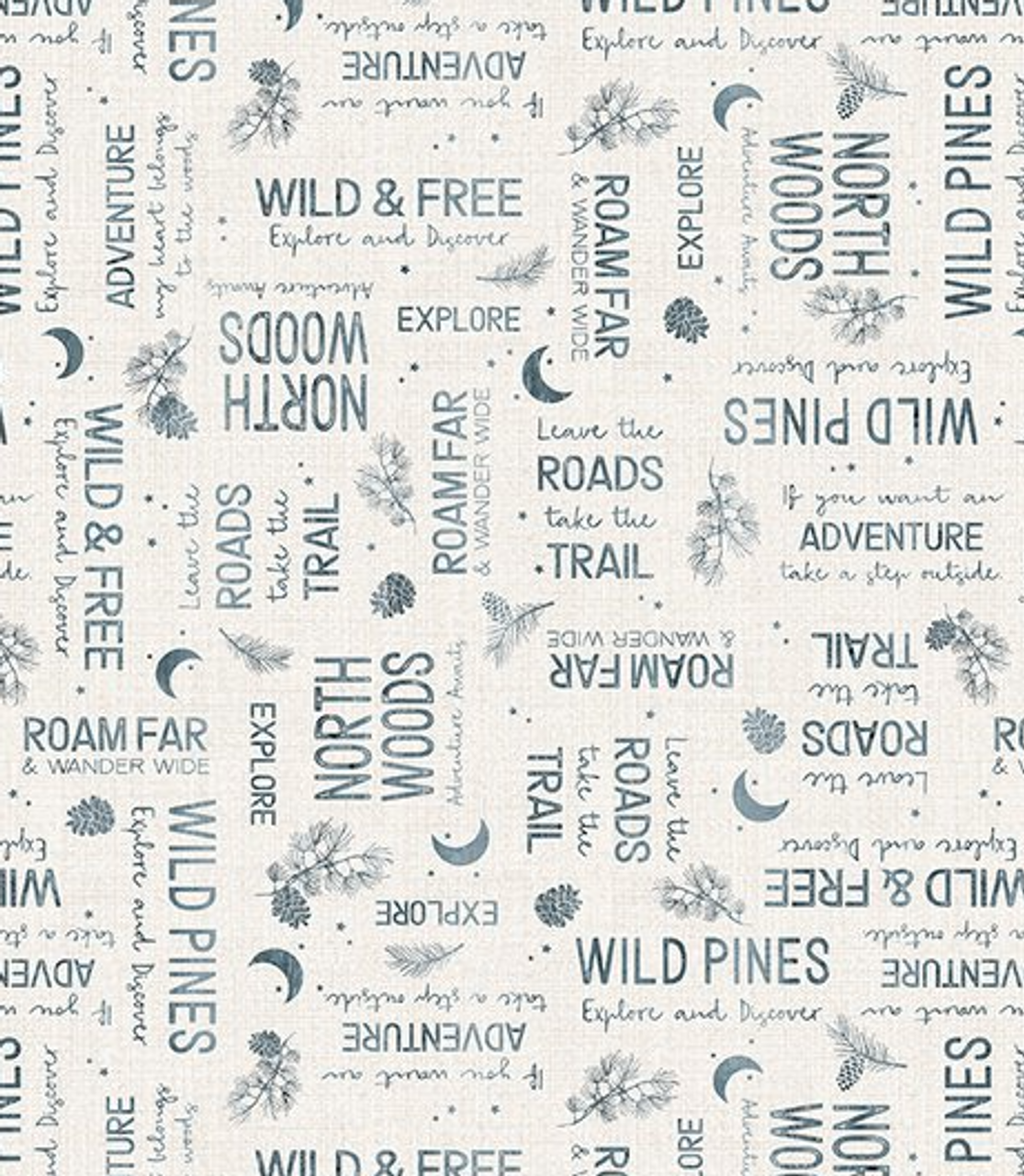 Roam Free Wander Far, Back Print