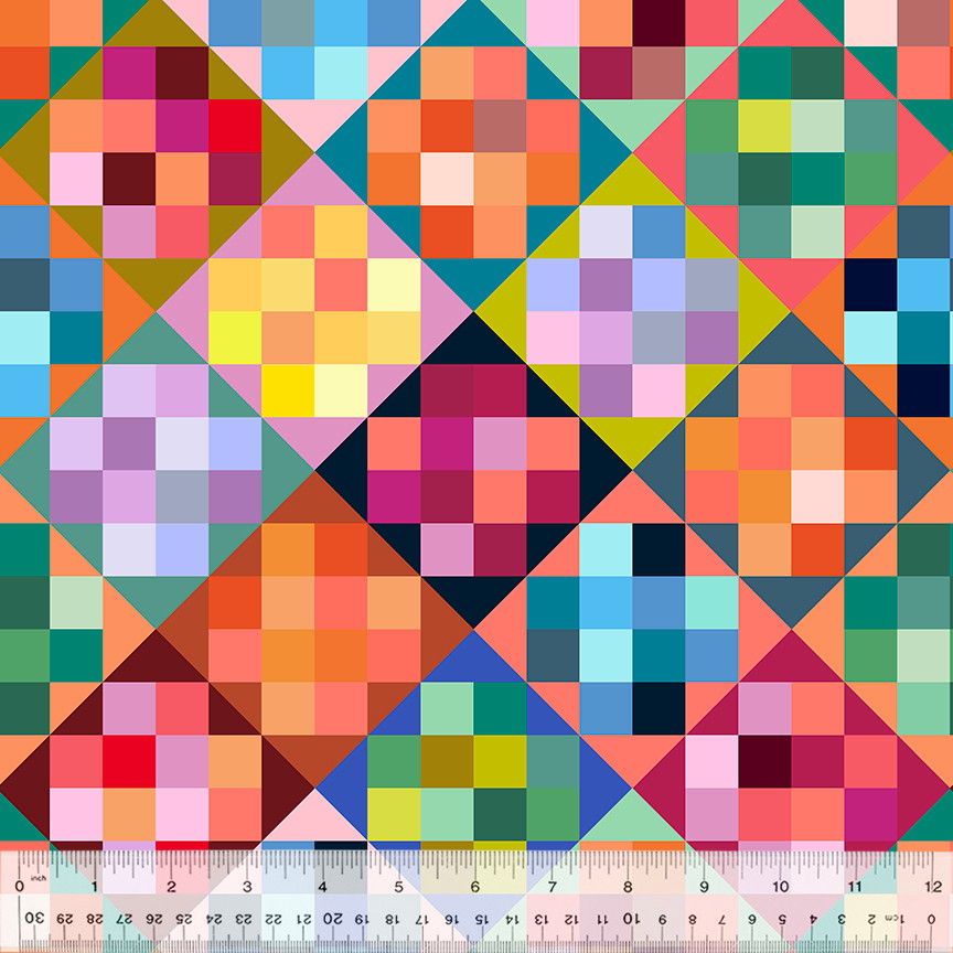 108" Colorblock Multi - MK Quilts
