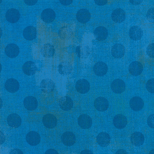 Grunge Spot Sapphire Blue Dots