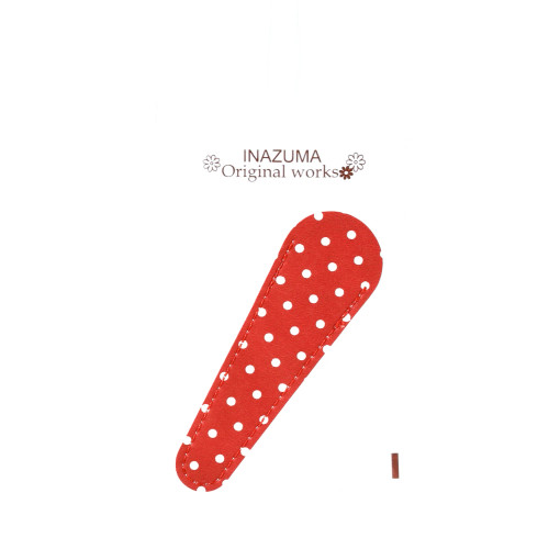Polka Dot Scissor Sheath Red