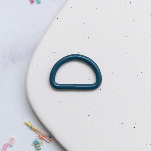 1" D Ring Deep Teal