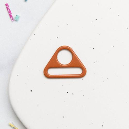 1" Triangle Ring Carmel