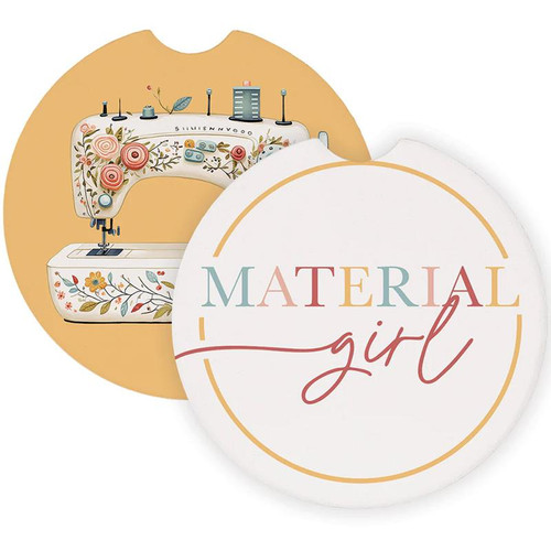 Car Coaster Material Girl 2ct