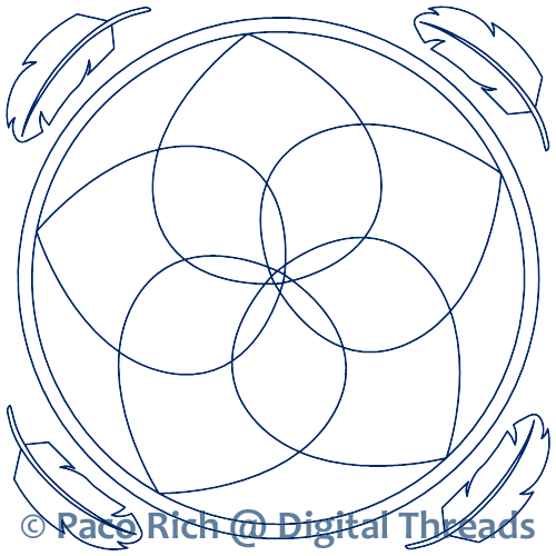 Southwest Dream Catcher Block