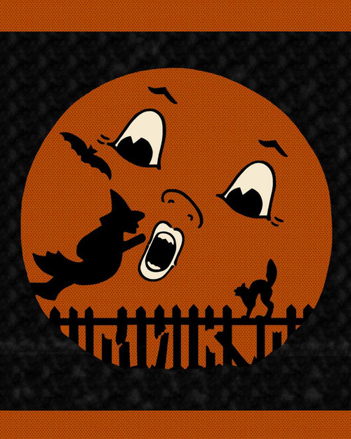 MR MOON Orange/Black 36" Panel