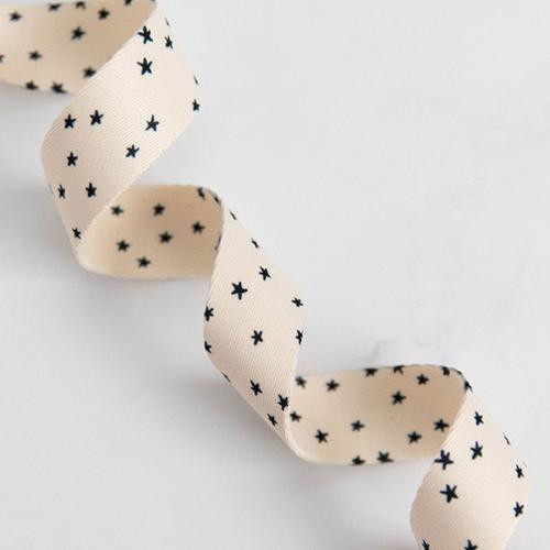Webbing Mini Starry in Black 1"