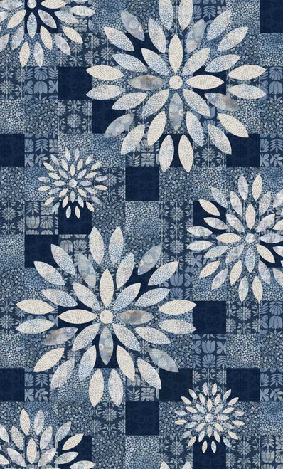 Kindly Yours Dahlia Patch Indigo
