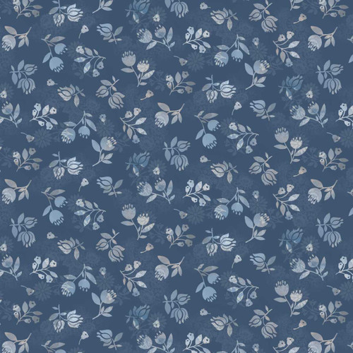 Kindly Yours Shaded Flowers Medium Denim