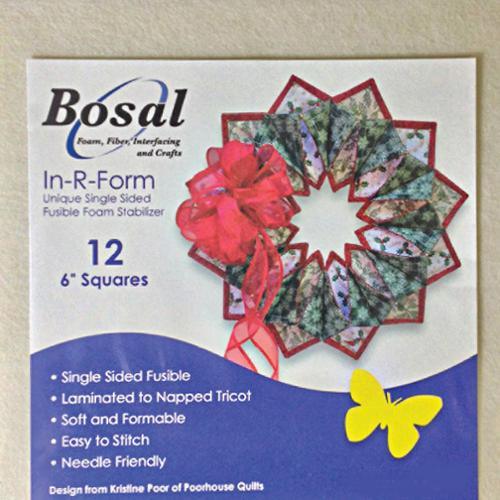 In R Form Single Sided Fusible 6x6
