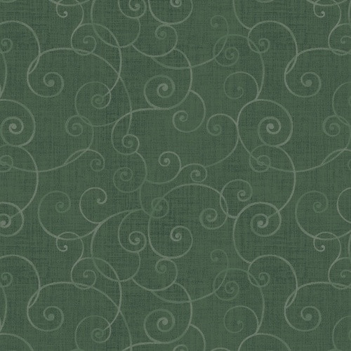 Whimsy Jade Green Swirls