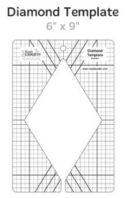 HQ Diamond Longarm Ruler Template