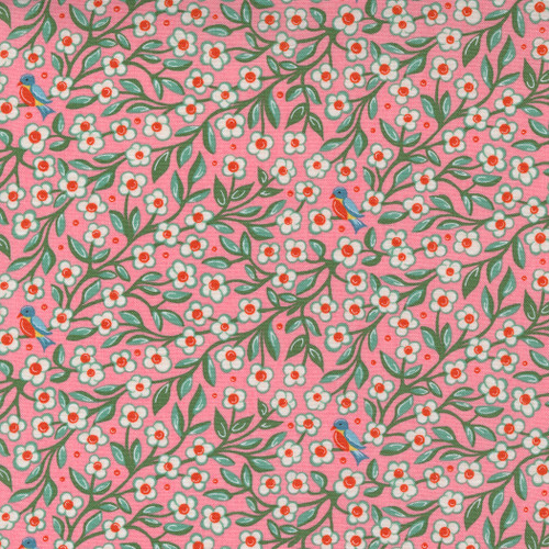 Frankie Sincere Sweetpea- Pink/ Green Floral