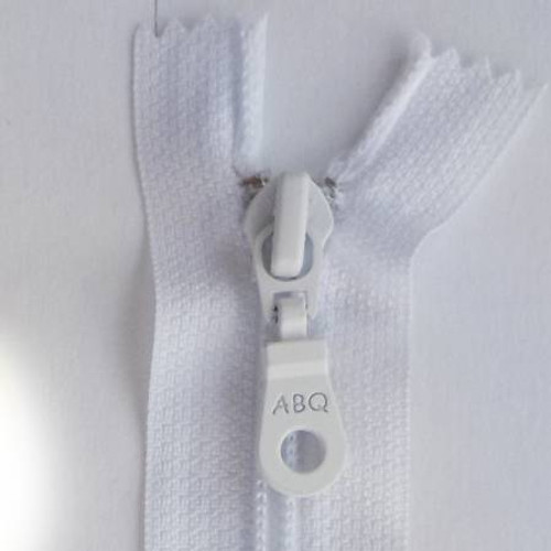 ABQ Designer Bag Zipper 22" Snow White