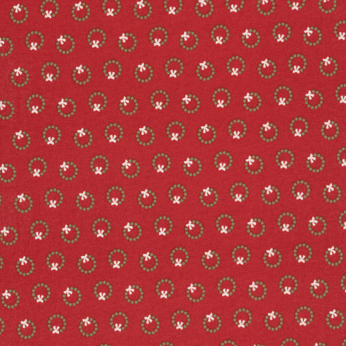 Christmas Eve Cranberry  Wreath Red