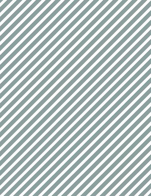 Hedge Biased Bluish Teal Stripe