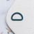 1" D Ring Deep Teal