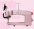 Handi Quilter Limited Edition Totally Eighties Pink Amara 20 Bundle w/ 10ft Studio 3 Frame and ProStitcher
