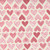 Flirt Hearts Cream Red