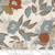 Slow Stroll Natural Large Floral (Blue/ White/ Brown)