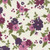 Wild Meadow Large Purple Floral/ Cream Porcelain