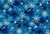 Noel Snowflakes Blue Digital