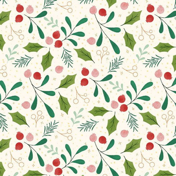 108" Wideback Make It Merry Joy Multi
