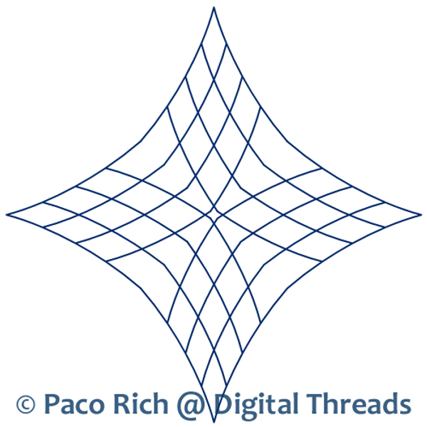 Four-Point Star Crosshatch Set Four-Point Star Crosshatch Set