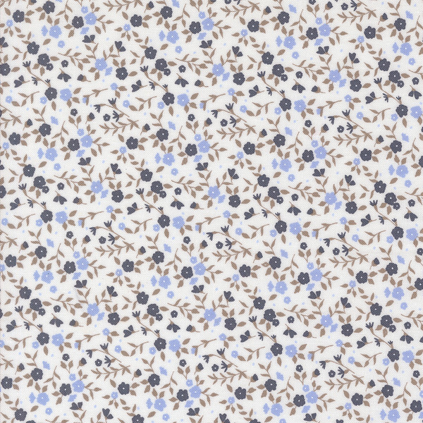 Sun Drenched Tiny Floral Cloud Indigo Sun Drenched Tiny Floral Cloud Indigo