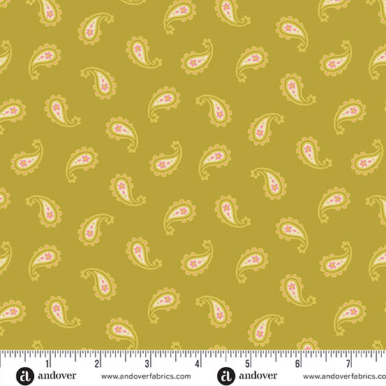 Whimsy Petite Paisley Yellow