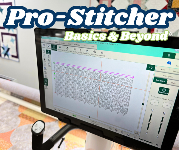 Pro-Stitcher Basics & Beyond - April 9th - Full Day Session