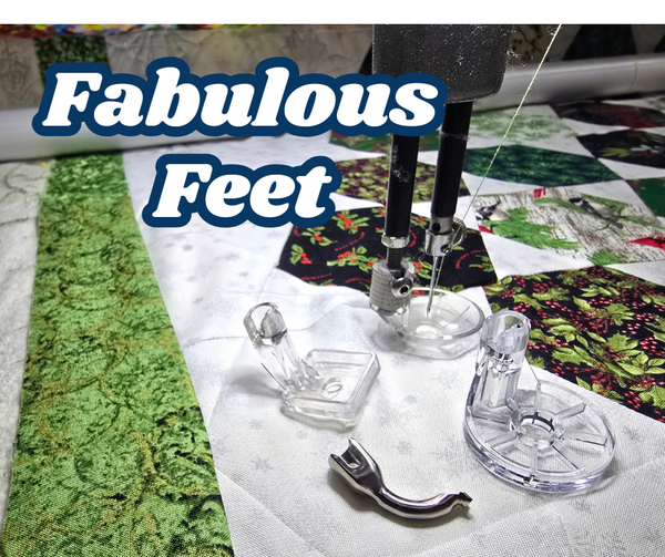 Fabulous Feet for Fun Quilting - April 10th -Afternoon Session