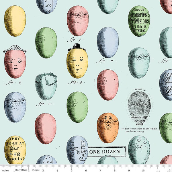 Egg Hunt Egg Study Aqua