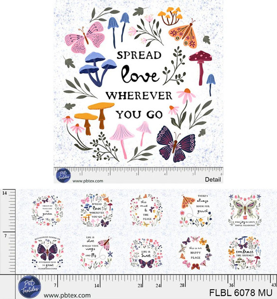 Flutter Blooms Inspiration Panel