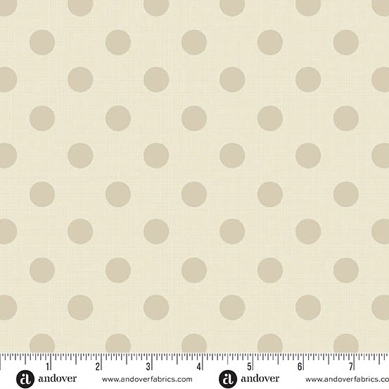 Quiltessential Laundry Bask Dots Tan