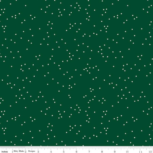 Blossoms In Color Christmas Green