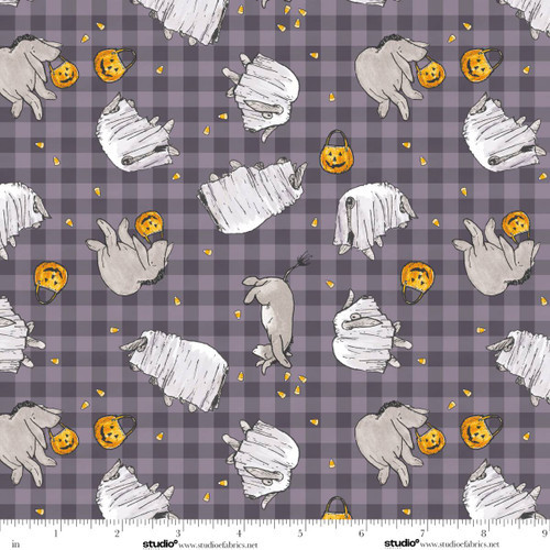 Haunted Acre Wood Eeyore Ghost Purple