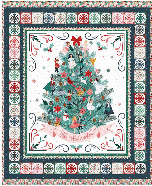 Nutcracker Tradition 36 1/2" X 43" Panel