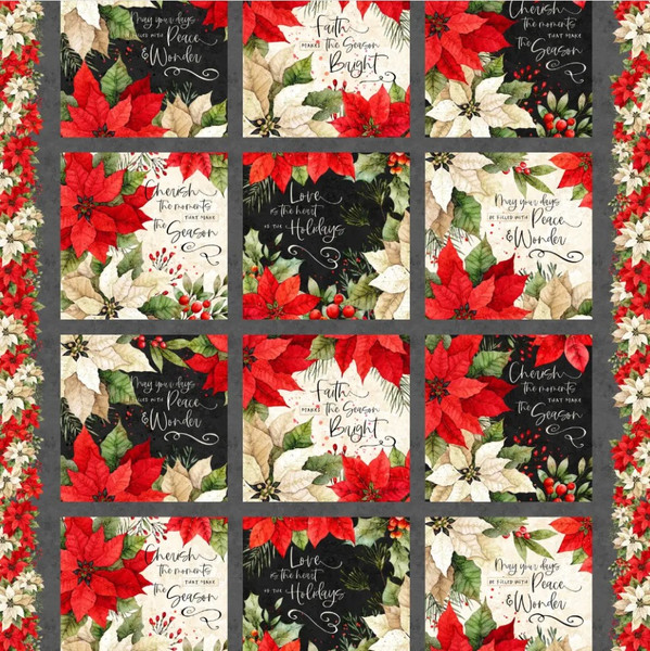 Poinsettia Radiance Craft Panel-Multi