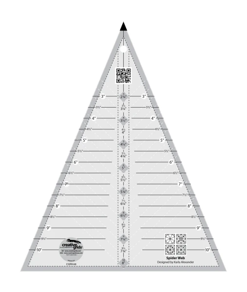 Creative Grids Spider Web Ruler