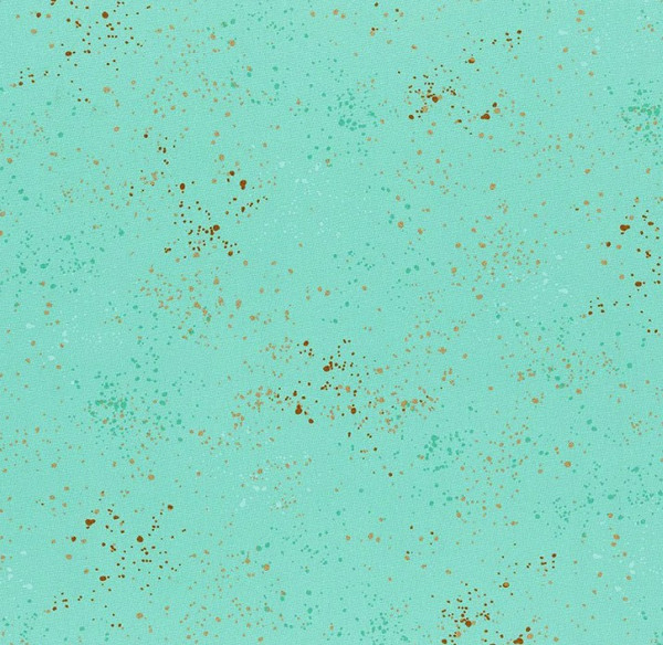 108" Wideback Speckled  Turquoise