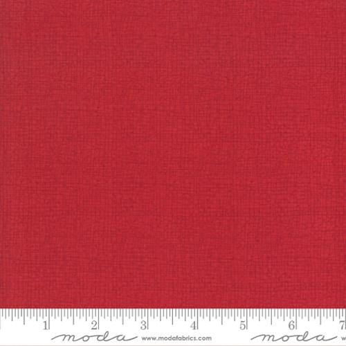 108" Wideback Thatched Scarlet