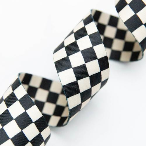 Webbing 1.5" Checker Blk/Nat