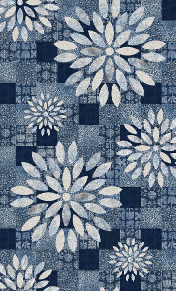 Kindly Yours Dahlia Patch Indigo