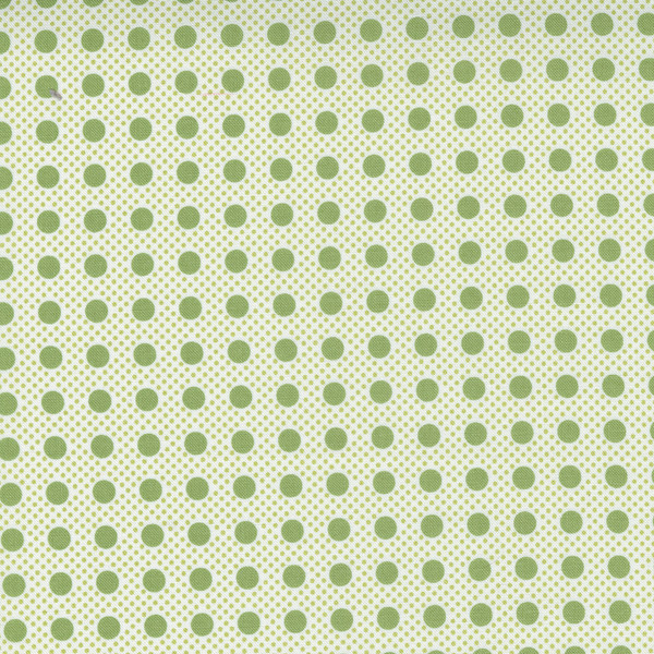 Beautiful Day - Pin Dot Pistachio Green