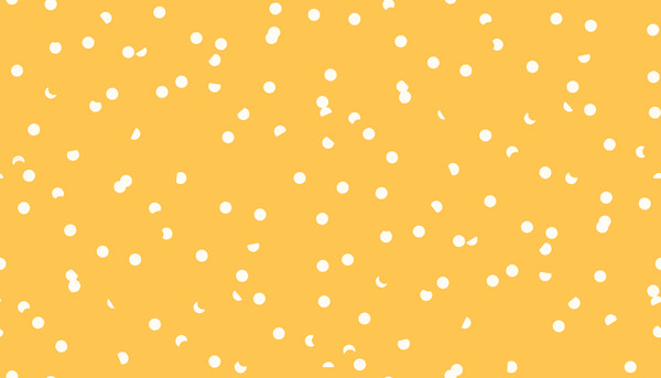 Hole Punch Dots Bananas- Yellow