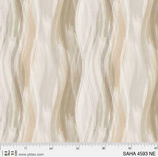 108" Wideback Sahara Neutral Wave- Cream/ Sand/ Tan/ Beige