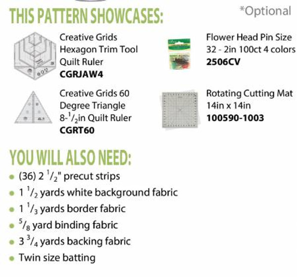 Hexies Go Round Pattern