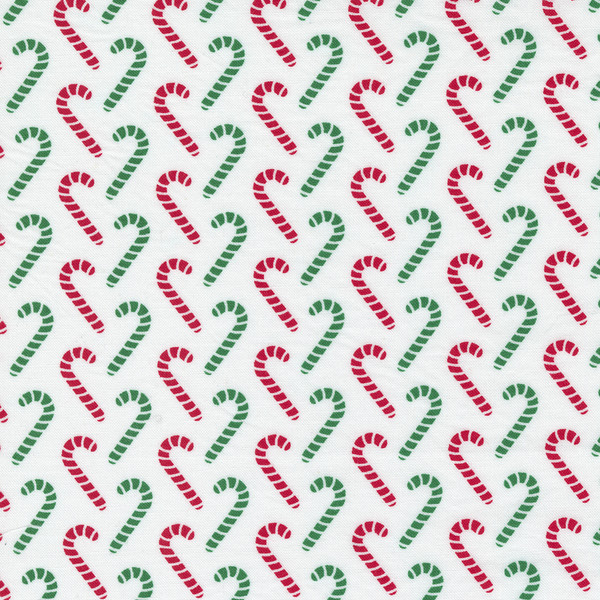 Candy Cane Lane Snow Multi Candy Cane White/ Red/ Green Holiday