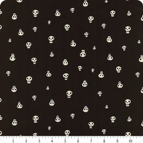 Spooky Darlings Black and White W/Skulls Halloween