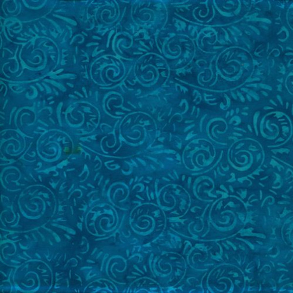 Batik Foulard Waterfall Blue